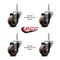 Service Caster 3 Inch High Temp Glass Filled Nylon Wheel Swivel 58 Inch Threaded Stem Caster Set SCC-TS20S314-GFNSHT-58212-4 - alternate 4
